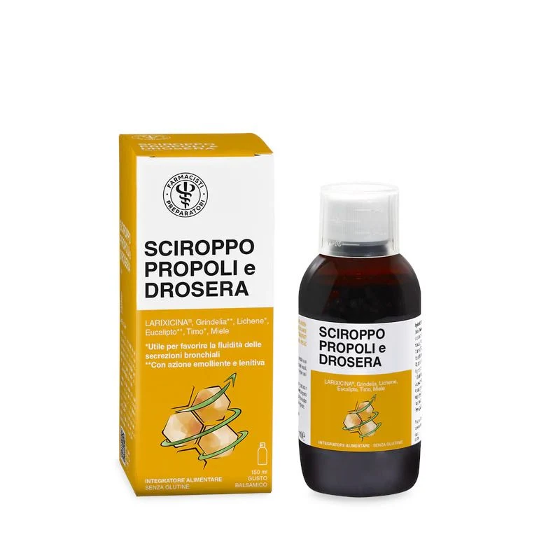 Amicafarmacia Sciroppo Propoli e Drosera per il benessere delle vie respiratorie 150ml