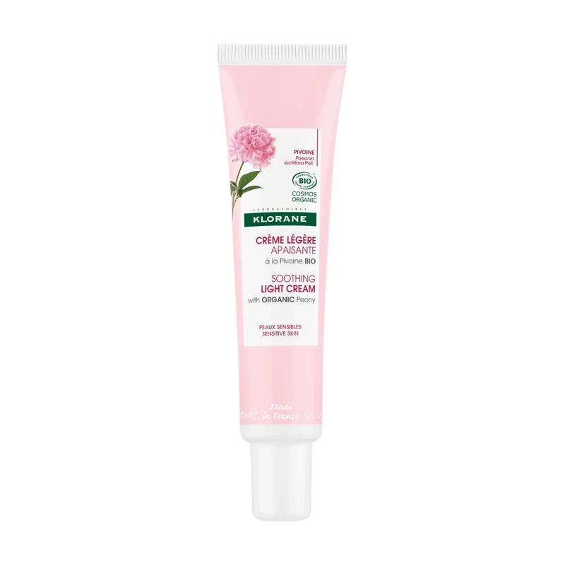Klorane Crema Leggera Lenitiva alla Peonia Bio Pelle Sensibile 40ml
