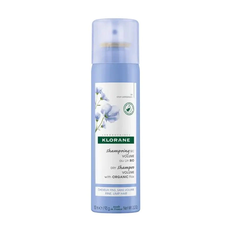 Klorane Shampoo Secco Volume al Lino Bio 150ml