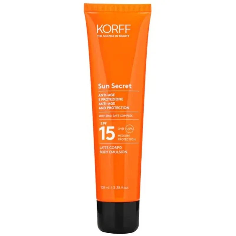 Korff Sun Latte Solare Protettivo/Anti-Age 100ml SPF15