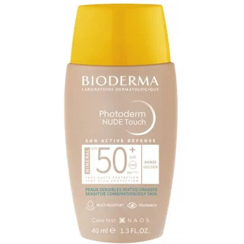 Bioderma Photoderm Nude Touch Mineral SPF 50+ Dorée 40ml