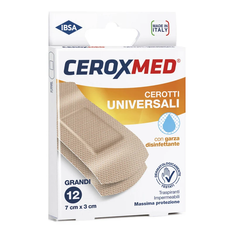 Ceroxmed Cerotti Universali Misura Grande 12 Pezzi