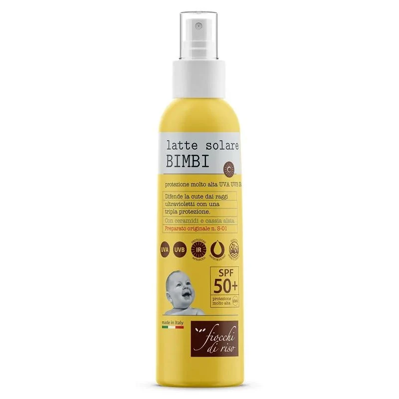 Fiocchi di Riso Latte Solare Bimbi SPF50+ 140ml