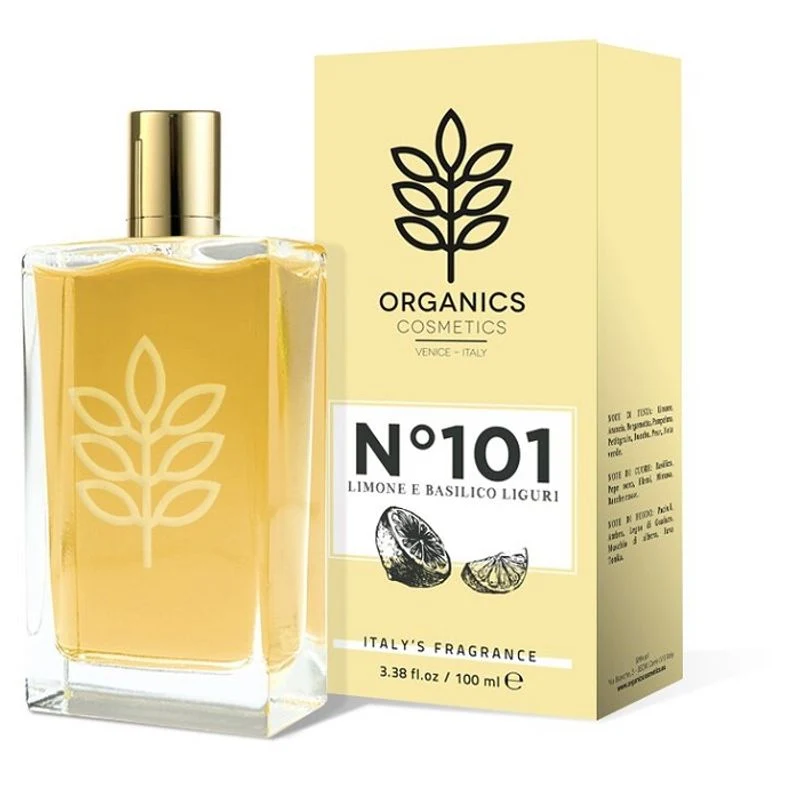 Organics Cosmetics Italy’s Fragrance N°101 Limone E Basilico Liguri 100ml