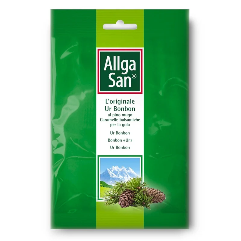 Allgasan Ur Bonbon caramelle balsamiche per la gola 75g