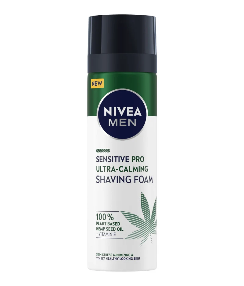 Nivea Men Sensitive Pro Ultra-calming Schiuma Da Barba Schiuma Rasatura Di Pelli Sensibili 200ml