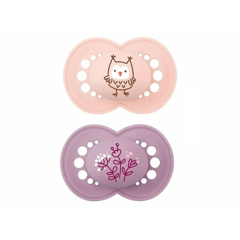 Mam Original Succhietto Matt Silicone Femmina 2 Pezzi 6Mesi+