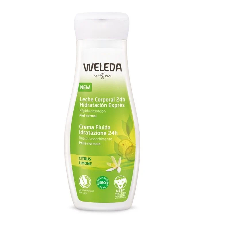 Weleda Limone Crema Fluida Idratazione 24h 200ml