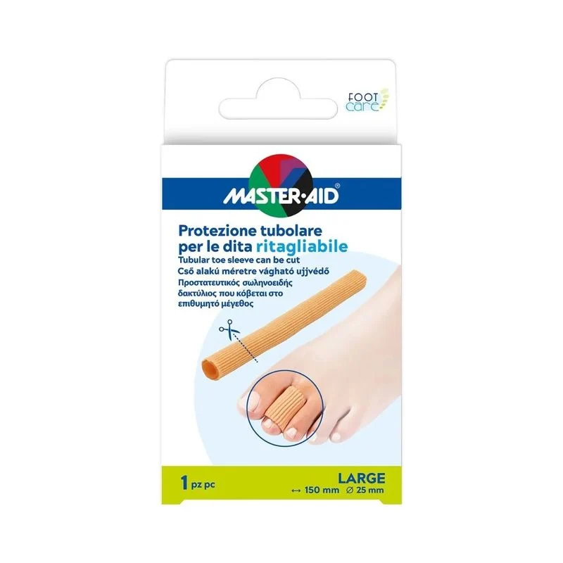 Master Aid Foot Care protezione tubolare ritagliabile per dita taglia L 1 pezzo