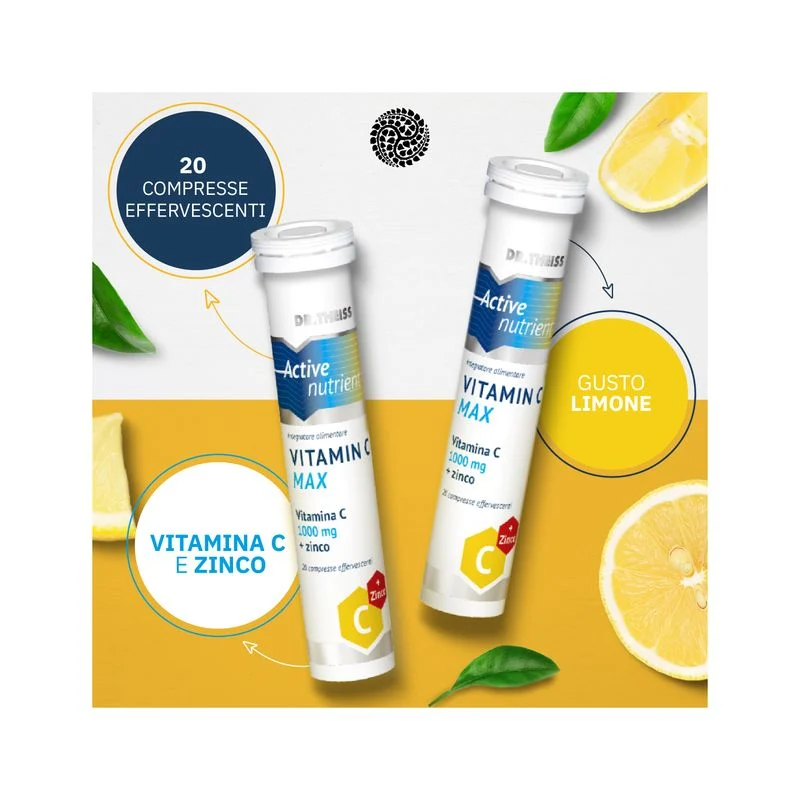 Dr Theiss Active nutrient VIT C MAX 20 Compresse