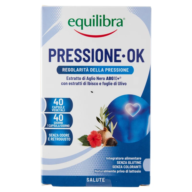 Equilibra Pressione Ok integratore alimentare 40 capsule vegetali