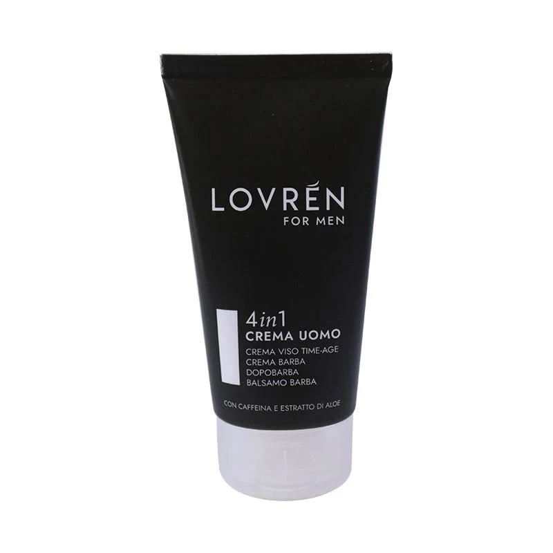 Lovren 4 in 1 Crema Viso Uomo Time age e dopobarba 50ml