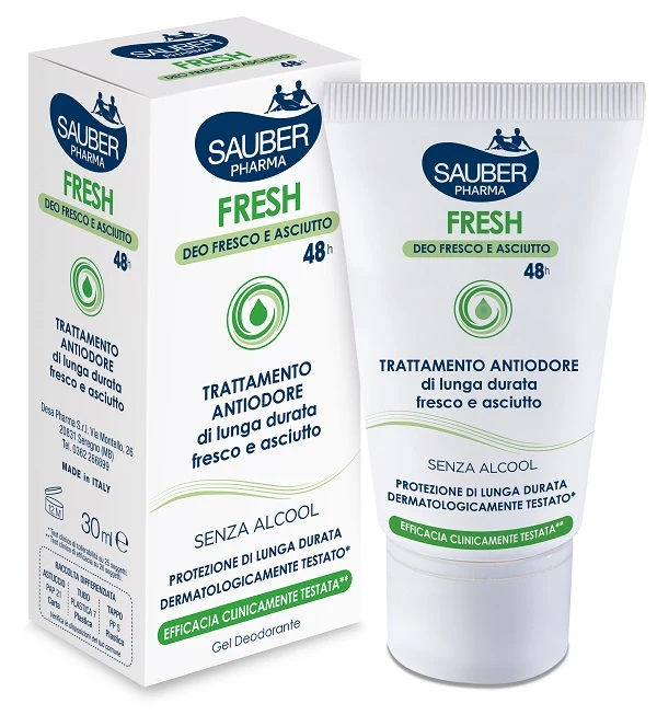Sauber Fresh Deodorante Gel Astuccio 30 ml