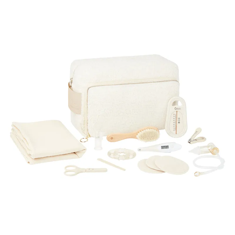 Borsa da toilette per neonati x @babyatoutprix - Curl White