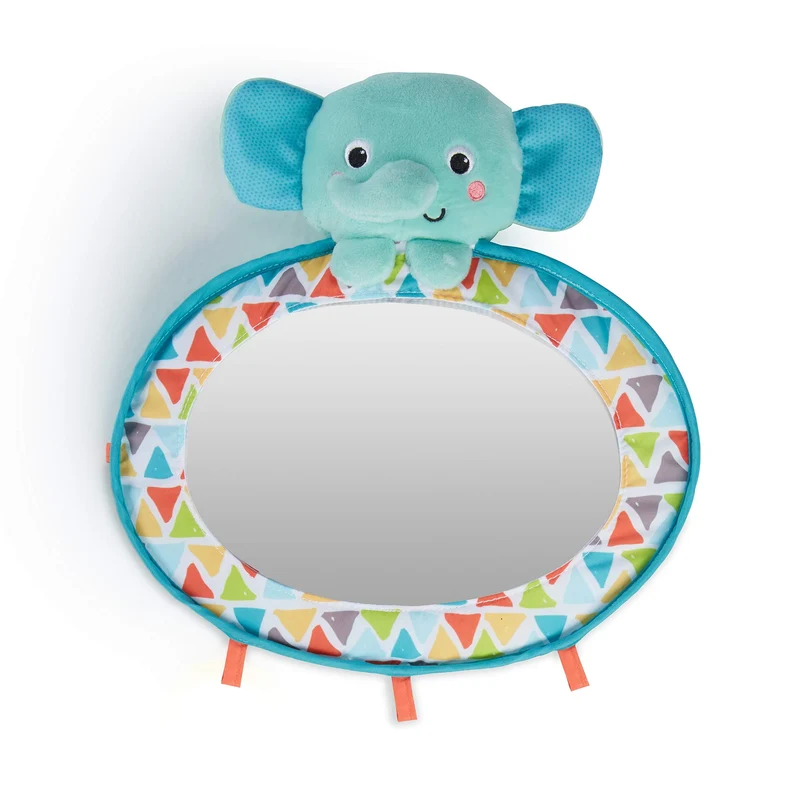 Bright Starts, See & Play Specchio Automatico per Viaggi, seggiolino Auto e Passeggino per Bambini