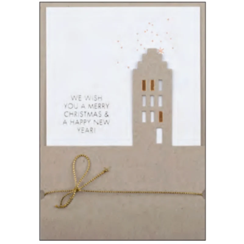 Räder - Biglietto di auguri - Natale e Anno nuovo - Città innevata