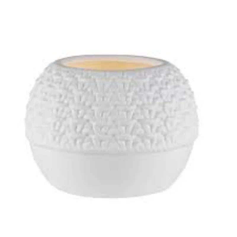 Räder - Portacandele in porcellana tealight - Vasetto Knit 6,5x9cm
