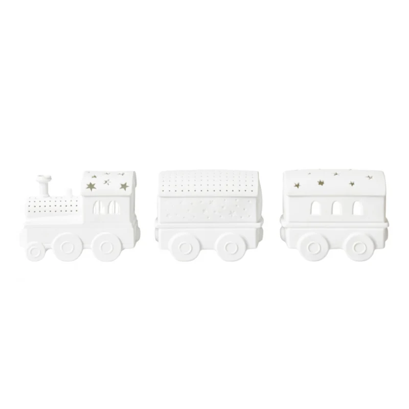 Räder - Trenino a LED in porcellana 36x10cm