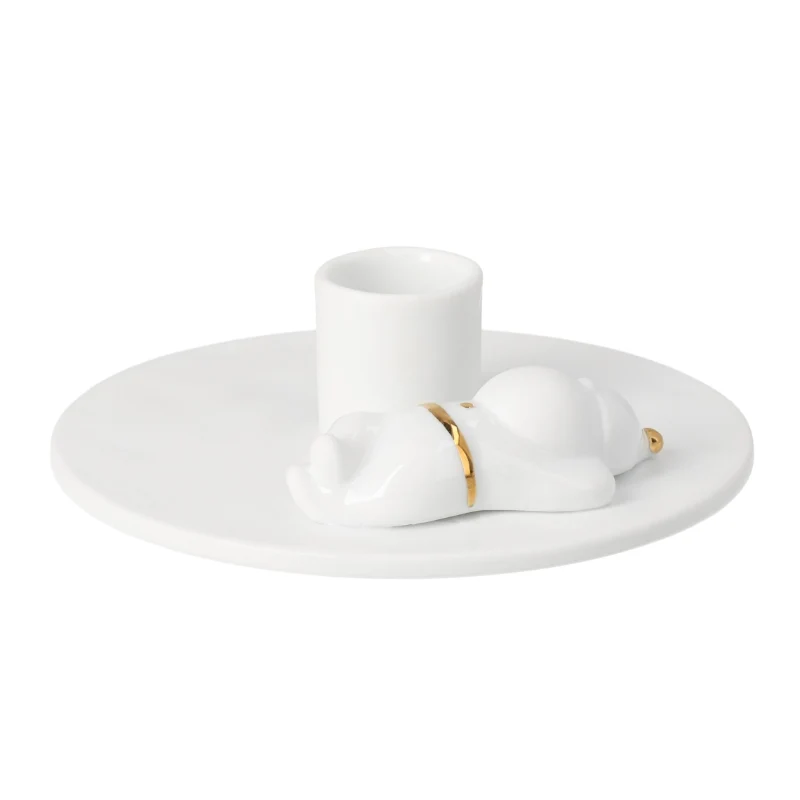 Räder - Portacandele in porcellana - Babbo Natale (per candele 2,2cm)