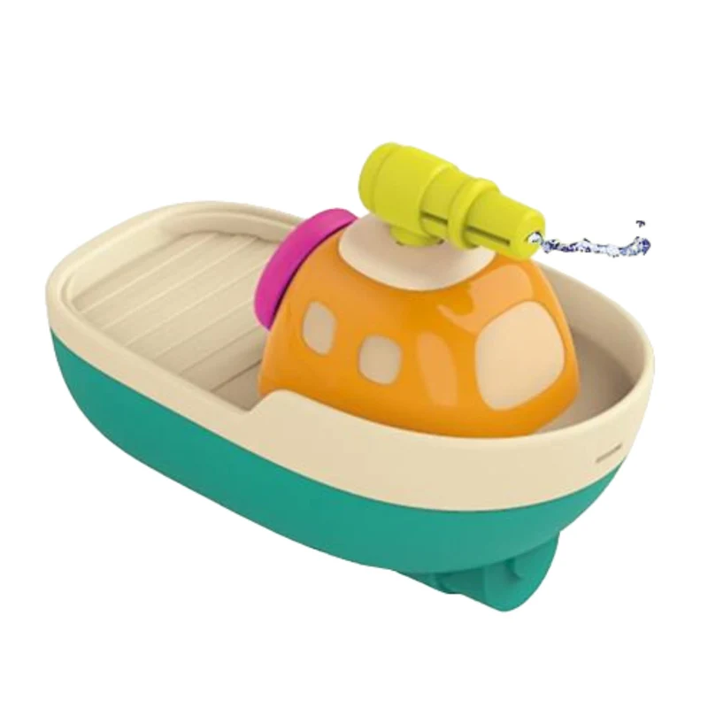 BARCHETTA TOBY Gioco per il Bagnetto Spruzza-Acqua Bo Jungle