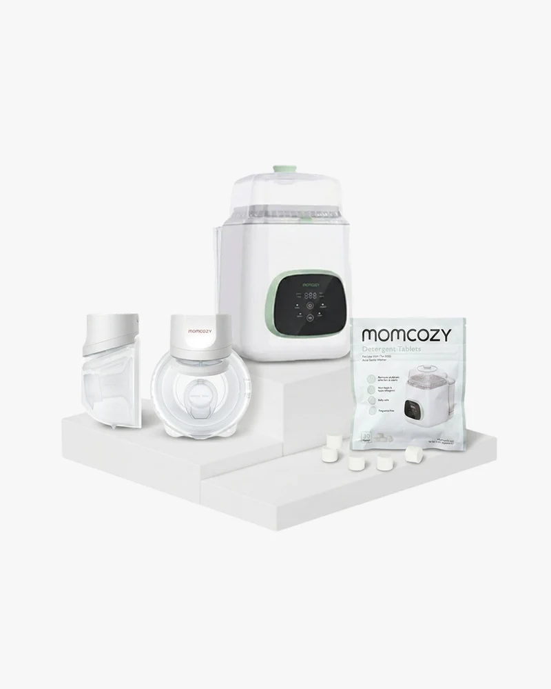 Kit Estrazione e Pulizia: Tiralatte S12 Pro Quick, Lavabiberon e Pastiglie Detergenti