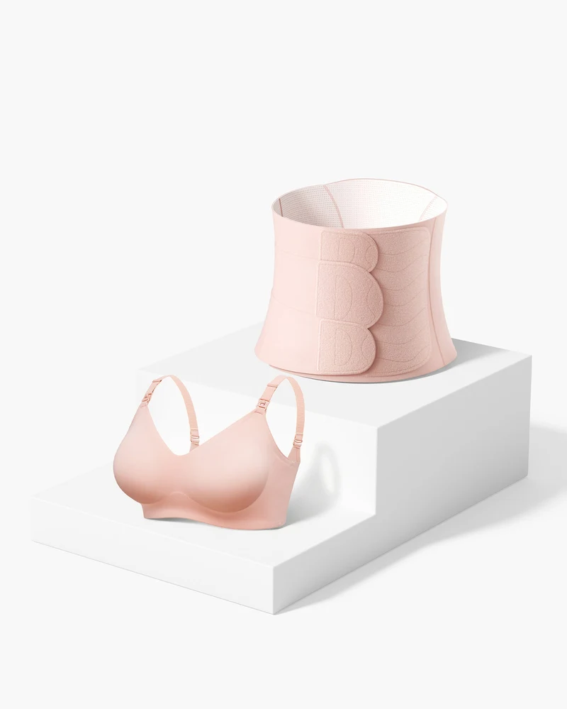 Kit Post parto: Fascia Addominale + Reggiseno per Allattamento
