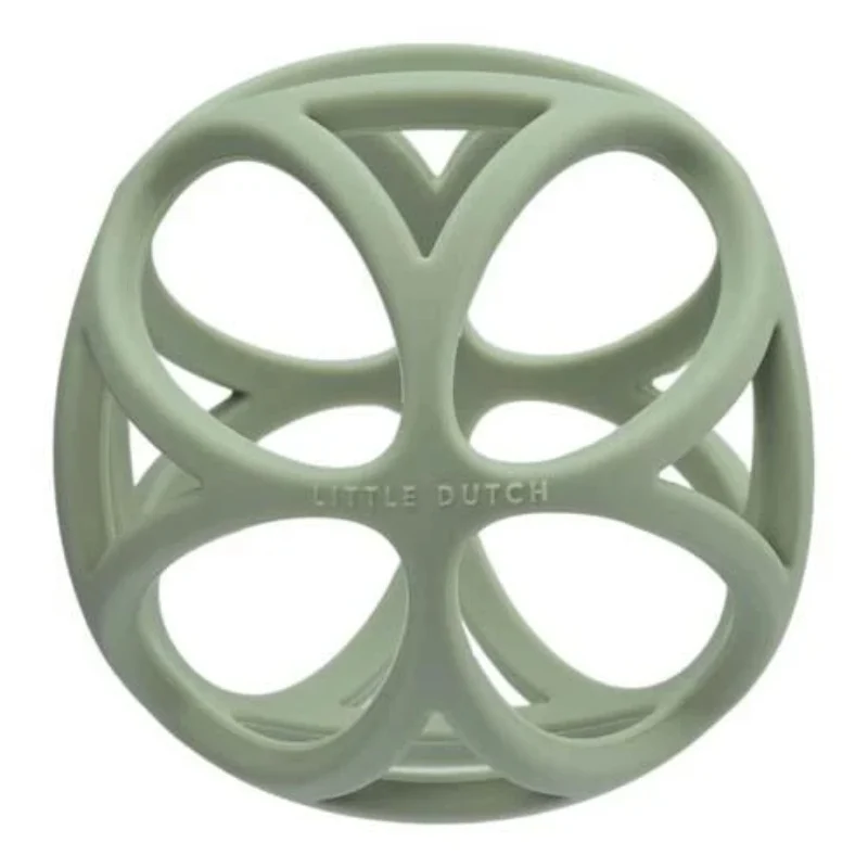 Little Dutch - Palla dentizione in silicone - Verde Oliva