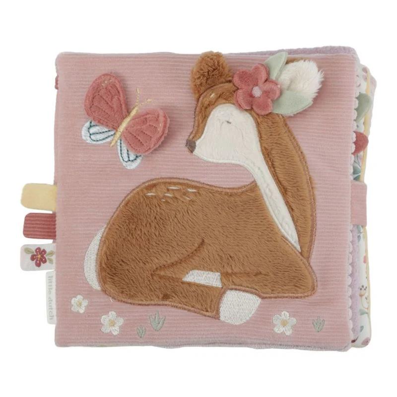 Little Dutch - Libro in stoffa multi attività - rosa - Fairy Garden