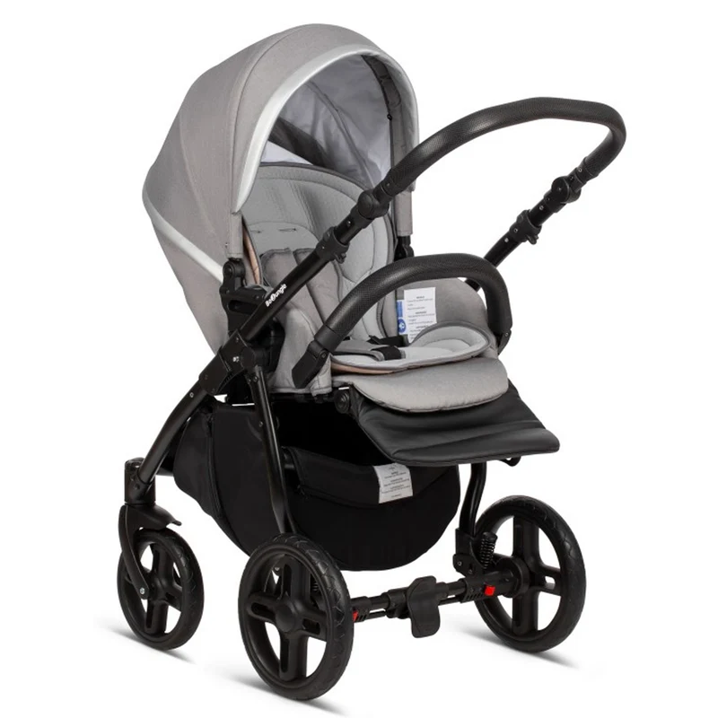 DUO b-Strolly BO JUNGLE Alto e Extra-Ammortizzato con ovetto e navicella