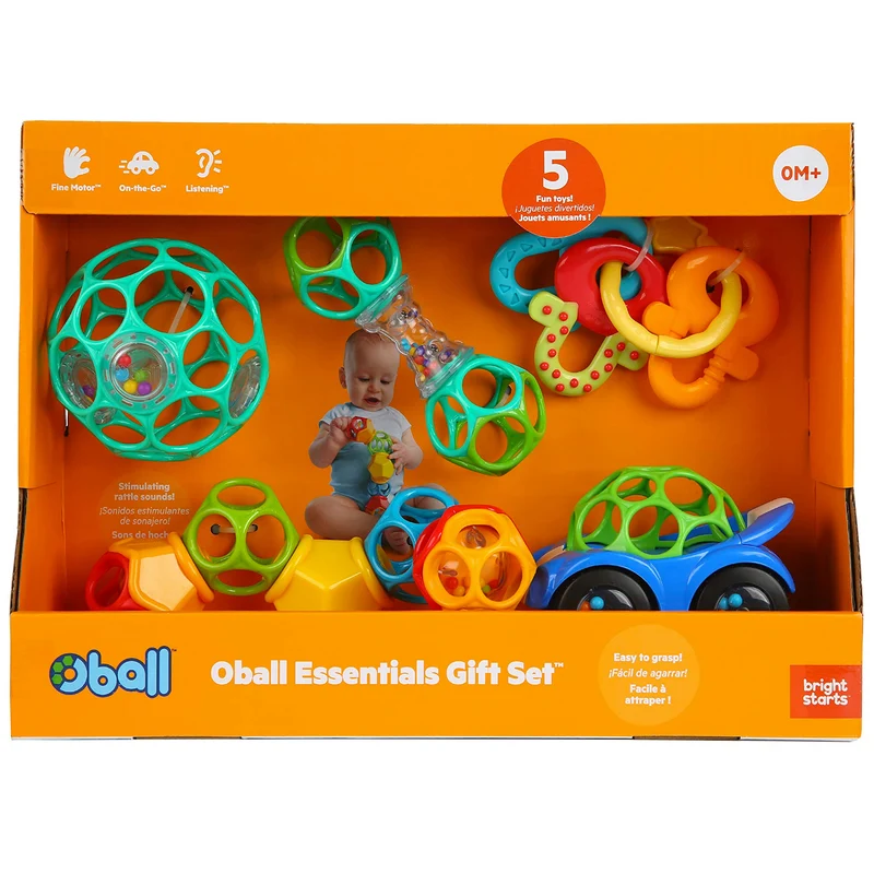 SET Essential O BALL 5 Giocattoli dalla Nascita