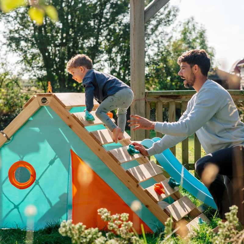 MY FIRST PLAYCENTER Stazione Gioco Arrampicata con Scivolo, 18m+