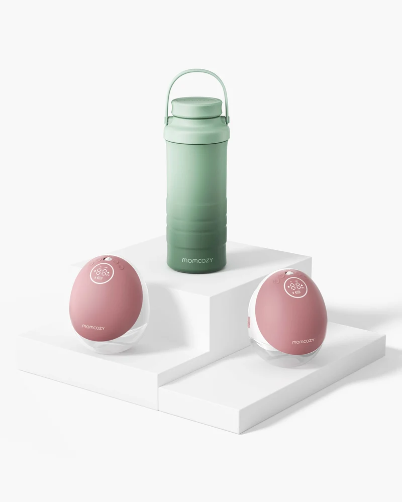 M9 Milk Cooler Kit: Tiralatte Mobile Flow™ e Refrigeratore Portatile per Biberon.