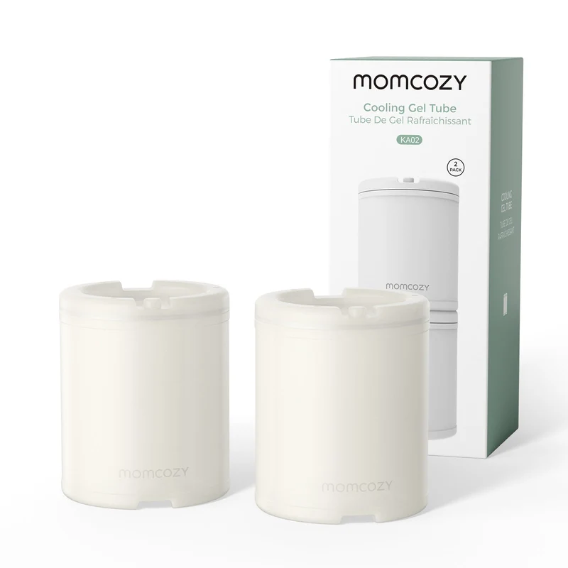 Tubo Gel Rinfrescante Momcozy per Raffreddabiberon da 22 oz, Confezione da 2 pezzi
