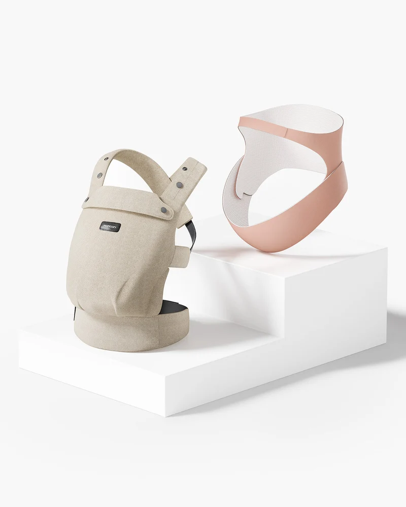 Kit Comfort: Marsupio PureHug Colore Cachi e Fascia Addominale Ergonest