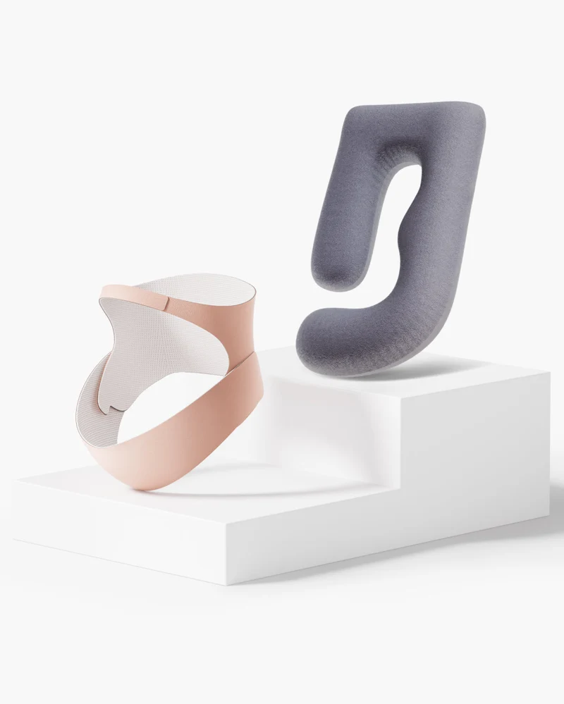 Kit Comfort Gravidanza: Fascia addominale Ergonest e Cuscino per il corpo Huggable