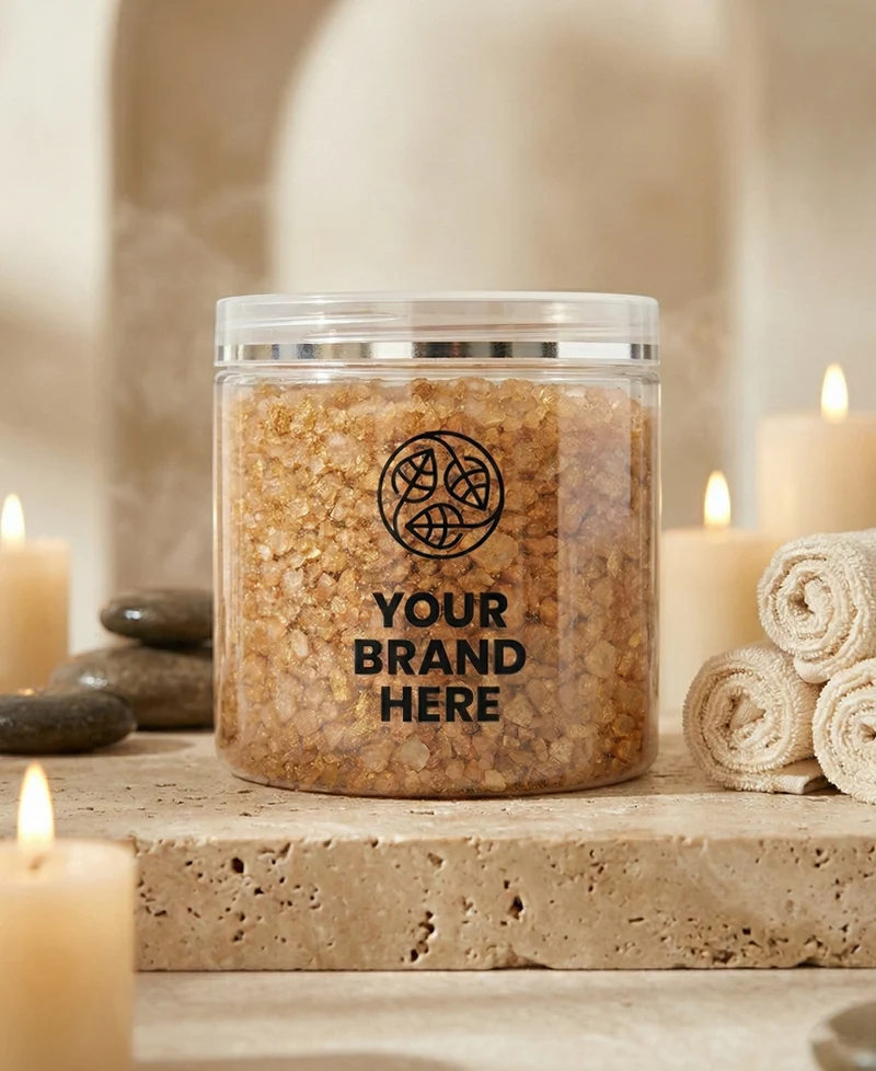 Aromatic Bath Salts Gold & Amber - 500 g.