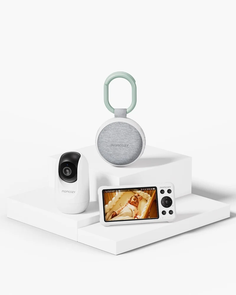 Kit Sonno: Macchina del Suono Portatile e Baby Monitor BM04 a Doppia Modalità