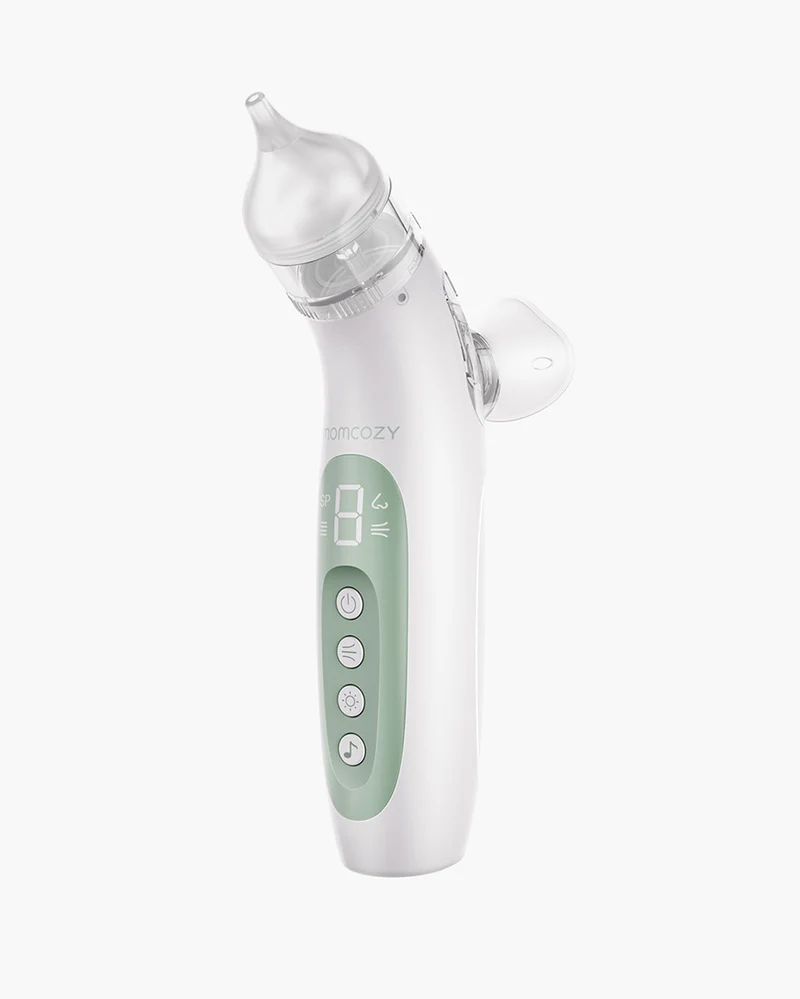 Aspiratore Nasale Elettrico 2 in 1 con Spray e Aspirazione Momcozy BreezyClear™