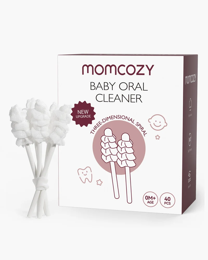 Serie per l'igiene Orale Momcozy: Pulisci lingua (40 compresse)