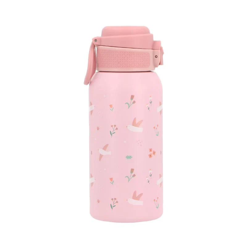Tutete - Borraccia Termica 500ml - Uccellini Rosa