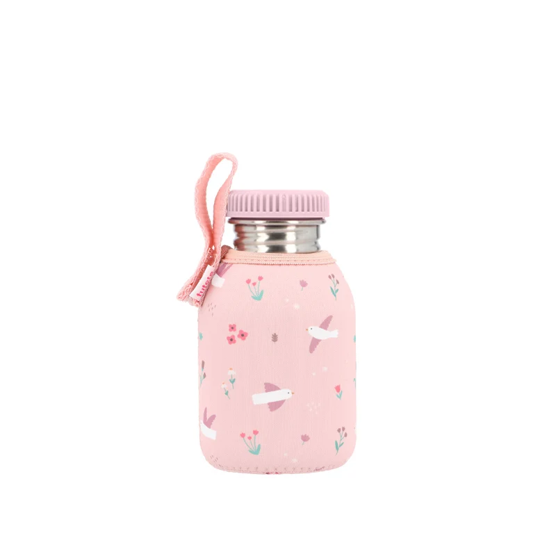 Tutete - Borraccia Semi-Termica 350ml - Uccellini Rosa