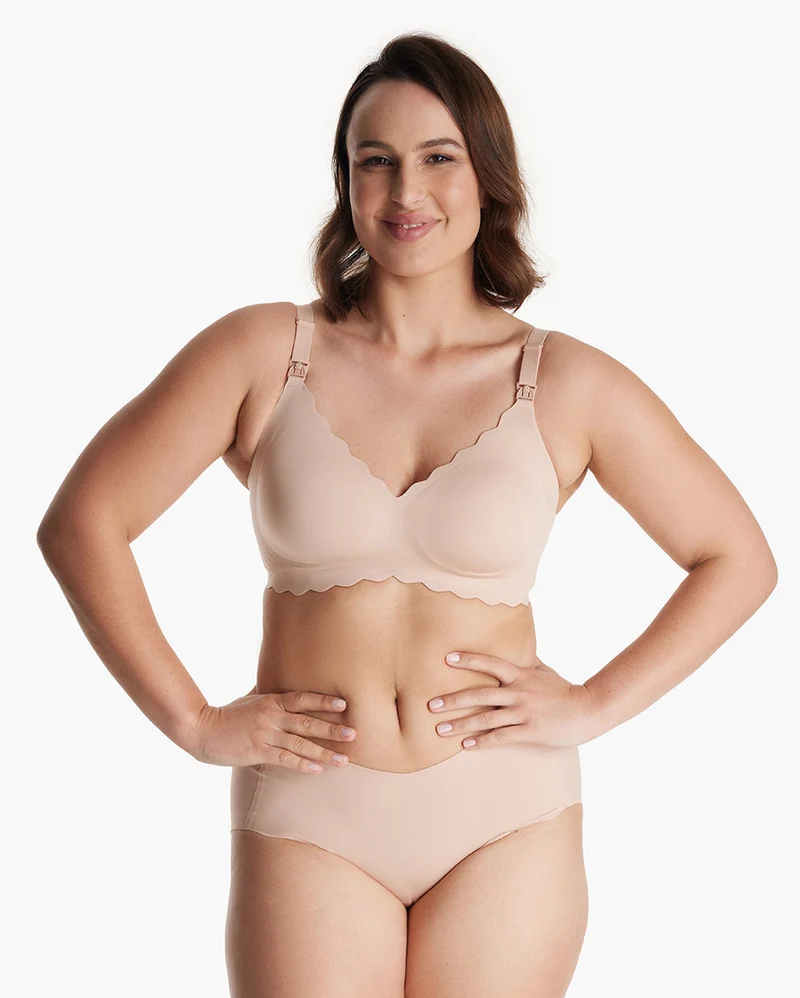 Jelly Strip - Reggiseno Push-up Floreale Senza Cuciture per Allattamento - YN46 1.0