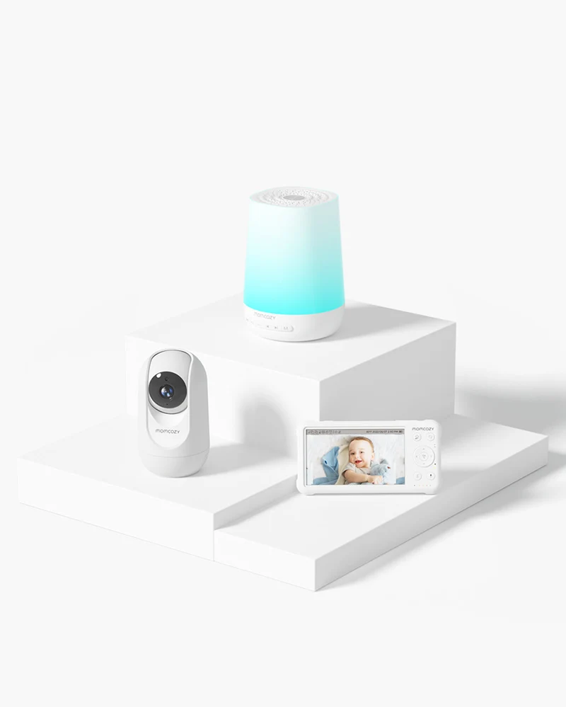 Kit Baby Care: Dispositivo Portatile per il Rumore Bianco ed un Baby Monitor.