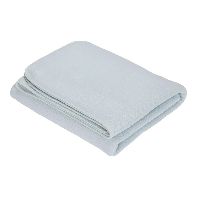 Little Dutch - Coperta leggera 70x100 - Azzurro baby