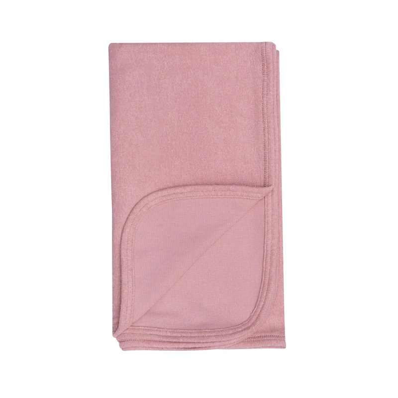 Wooly Organic - Coperta in cotone organico GOTS 75x85cm - Rosa