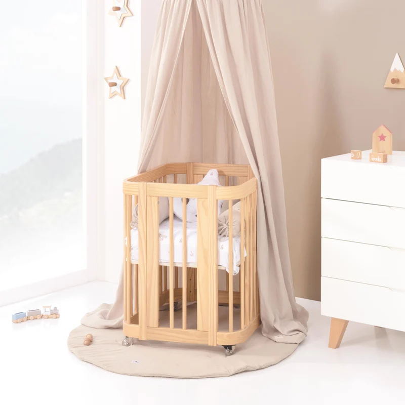 Culla neonati ovale 55x70 cm legno · Crea Uno Nomad C304-M5000