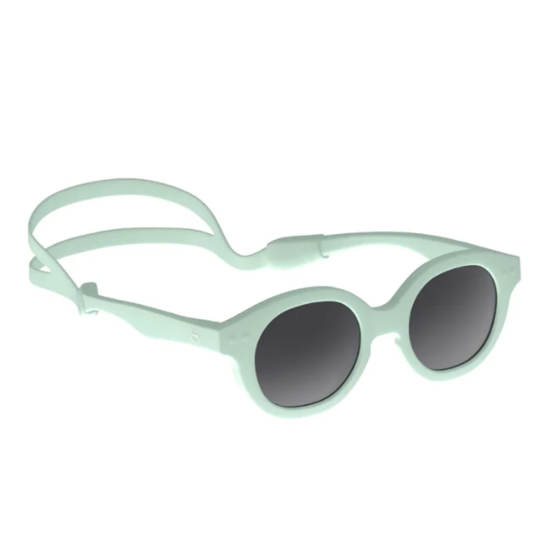 IZIPIZI - Occhiali da Sole 0-9 Mesi RETRO' Aqua - Polarizzati | In omaggio cinturino in silicone