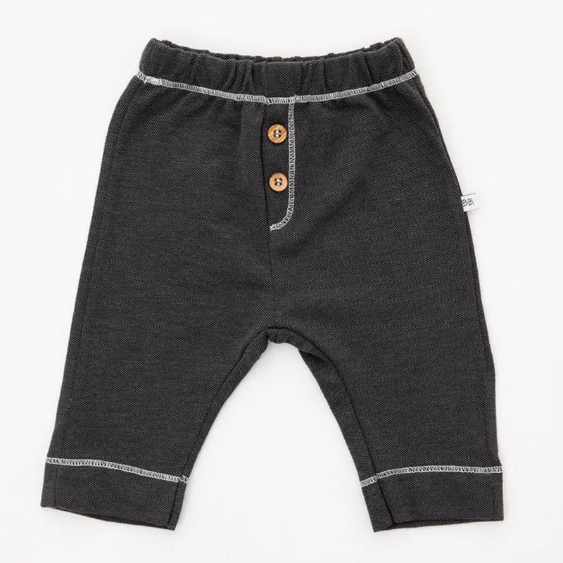 Pantaloncino in fibra di bambù - Antracite