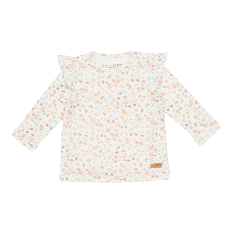 Little Dutch Tshirt Maniche Lunghe Neonata in Cotone Organico - Garden