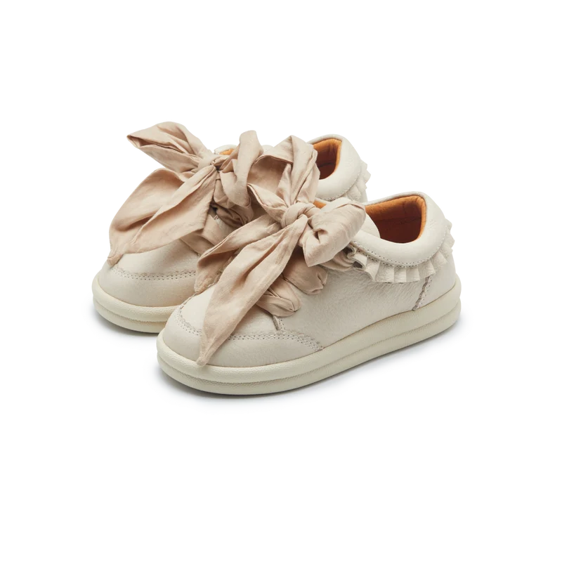 Donsje Amsterdam - Lexley Sneakers - Scarpe Rosa con Fiocco